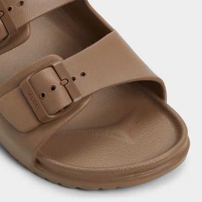 Hideo Light Brown Men's Slides - Slide sandal | Aldo New