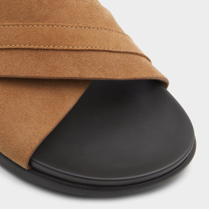 Delmar Open Brown Men's Slides - Slide sandal | Aldo Best Seller