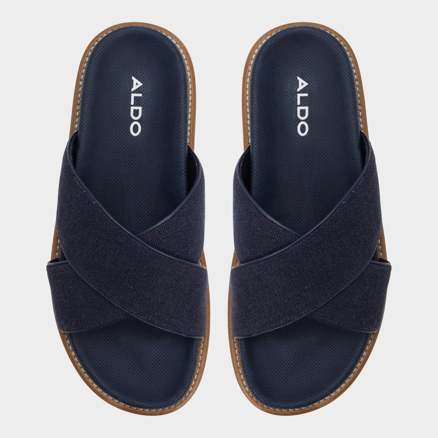 Marrin Navy Men's Slides - Slide sandal | Aldo Recommended