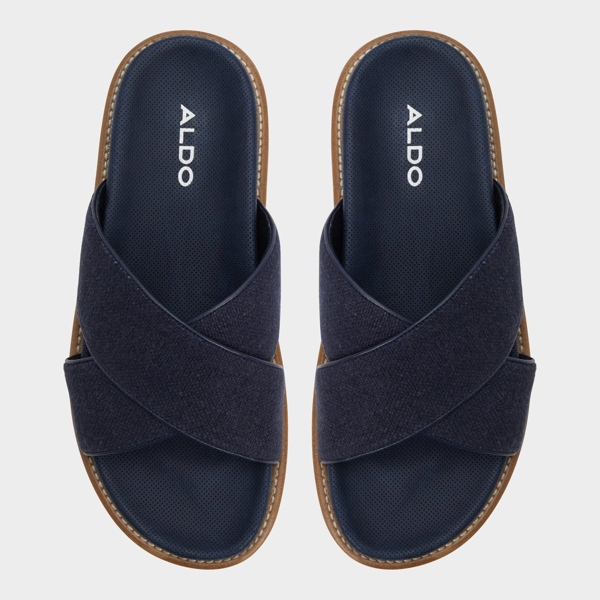 Marrin Navy Men's Slides - Slide sandal | Aldo Recommended