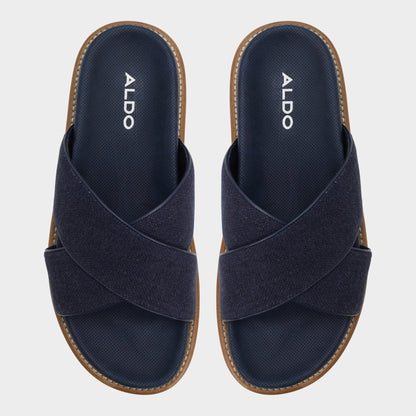 Marrin Navy Men's Slides - Slide sandal | Aldo Recommended
