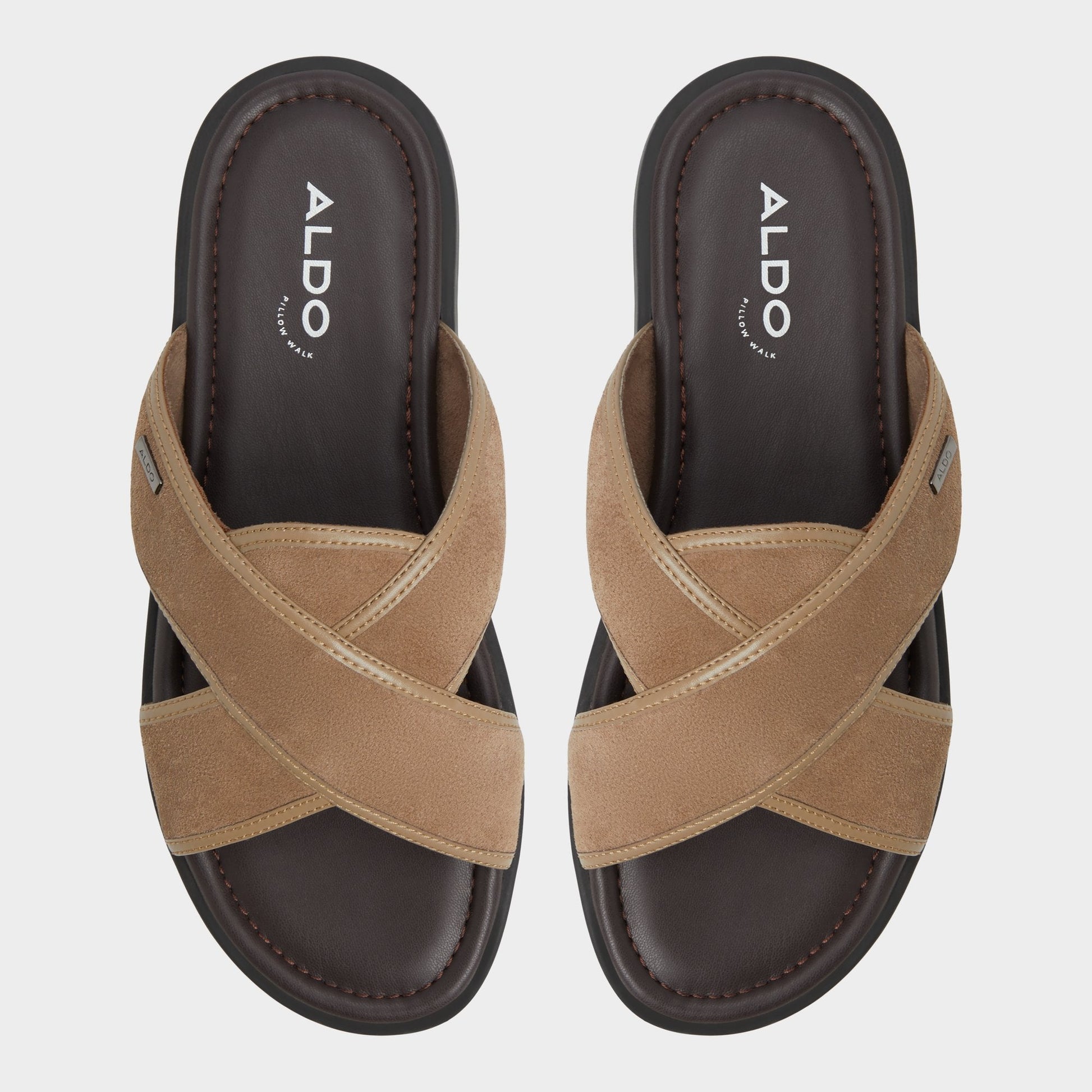 Olino Other Brown Men's Slides - Slide sandal | Aldo Featured