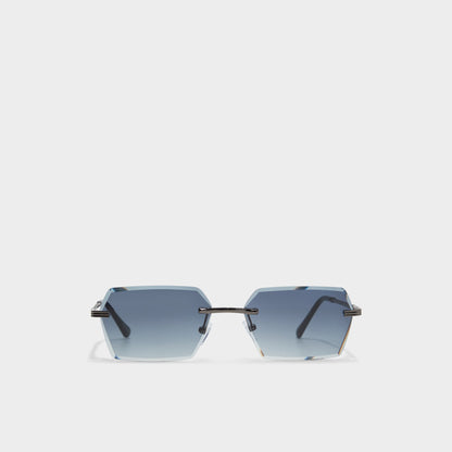 Kaaolle Dark Grey Men's Rectangle - Rectangle sunglasses | Aldo New
