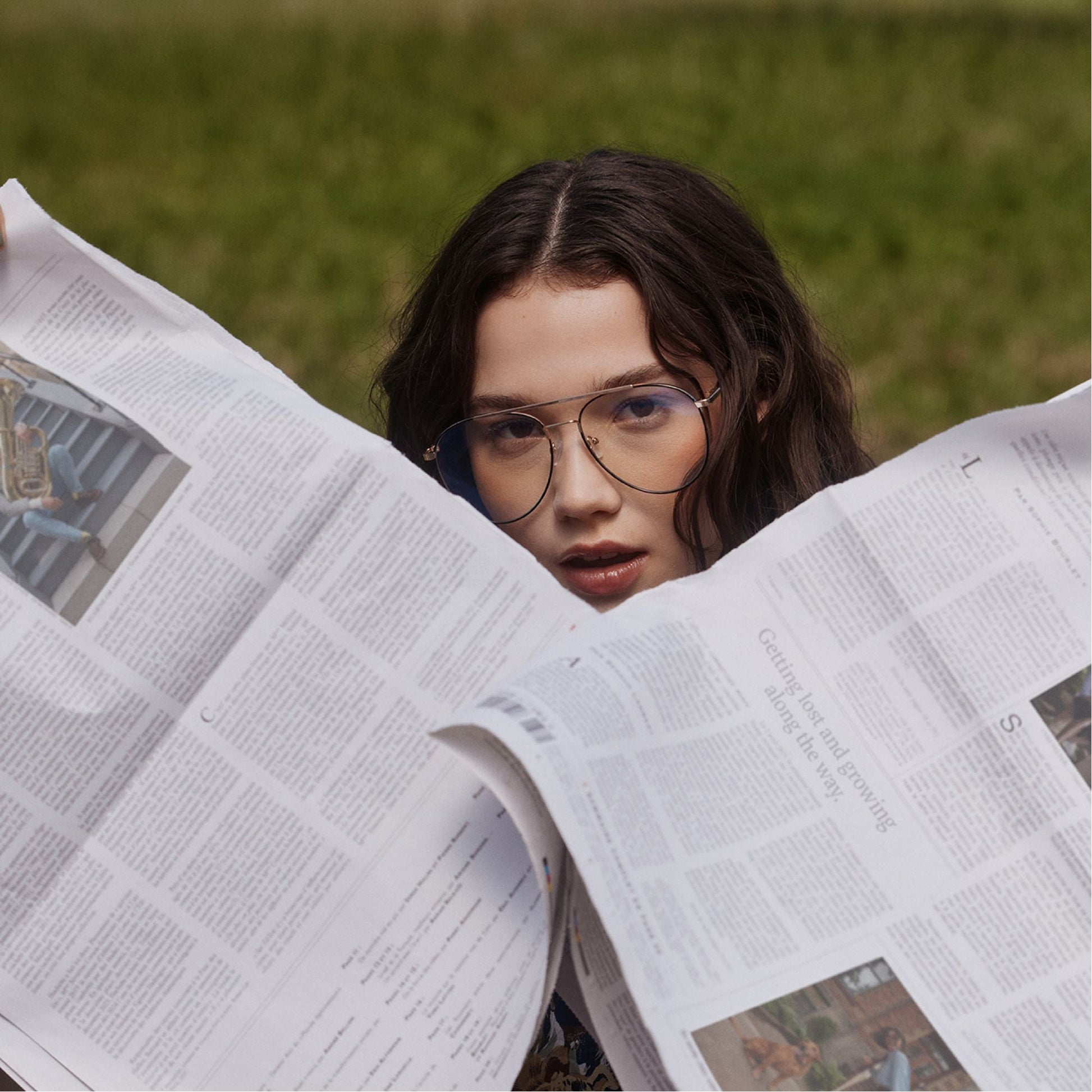 Edoawen in Black Gold Multi - Non-prescription reading glasses | Aldo Featured