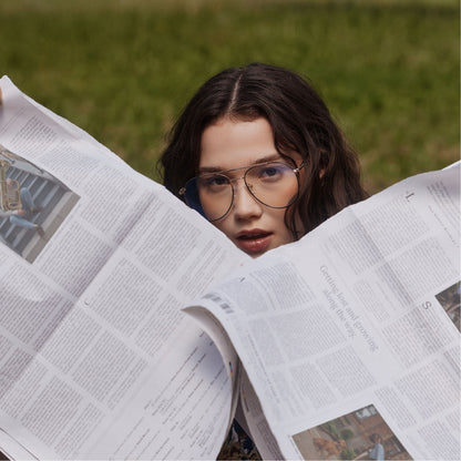 Edoawen in Black Gold Multi - Non-prescription reading glasses | Aldo Featured