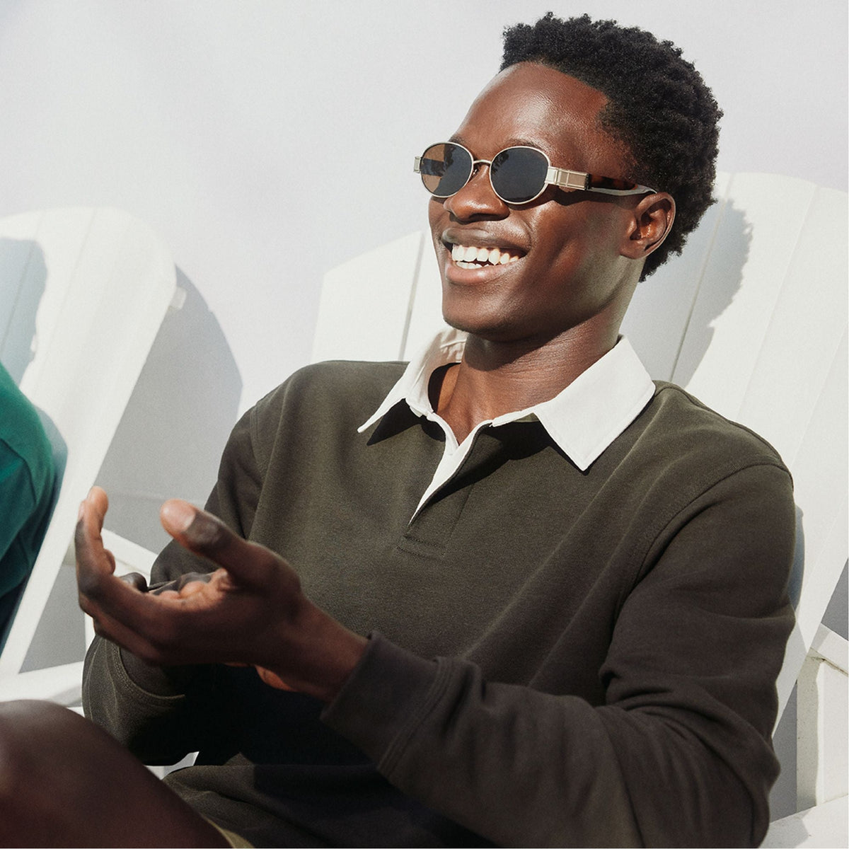 Sunniesclubx Gold Men's Round - Round sunglasses | Aldo Best Seller