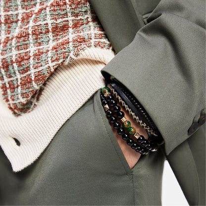 Alderbrae Dark Green Men's Jewelry - Bracelet | Aldo Classic