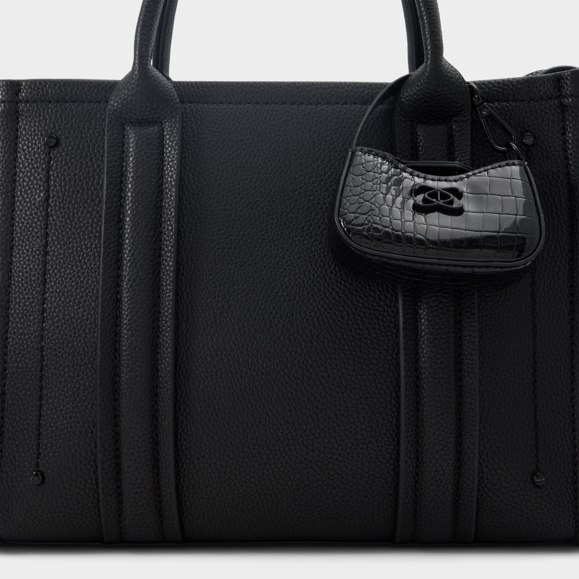 Miniccharlii in Black Black - Bag charm | Aldo Popular