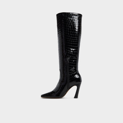 Vivienna in Black - Knee-high boot, Block heel | Aldo Featured