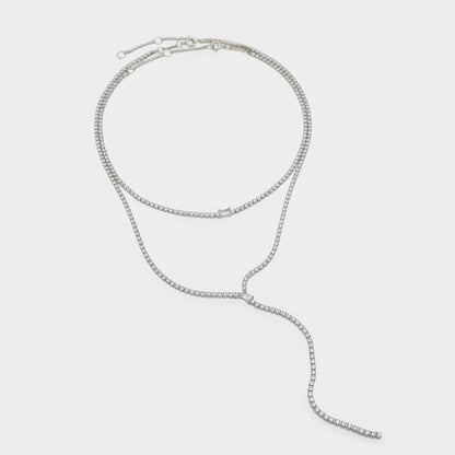 Alata Silver/Clear Multi Women's Cubic Zirconia - Necklace | Aldo Recommended
