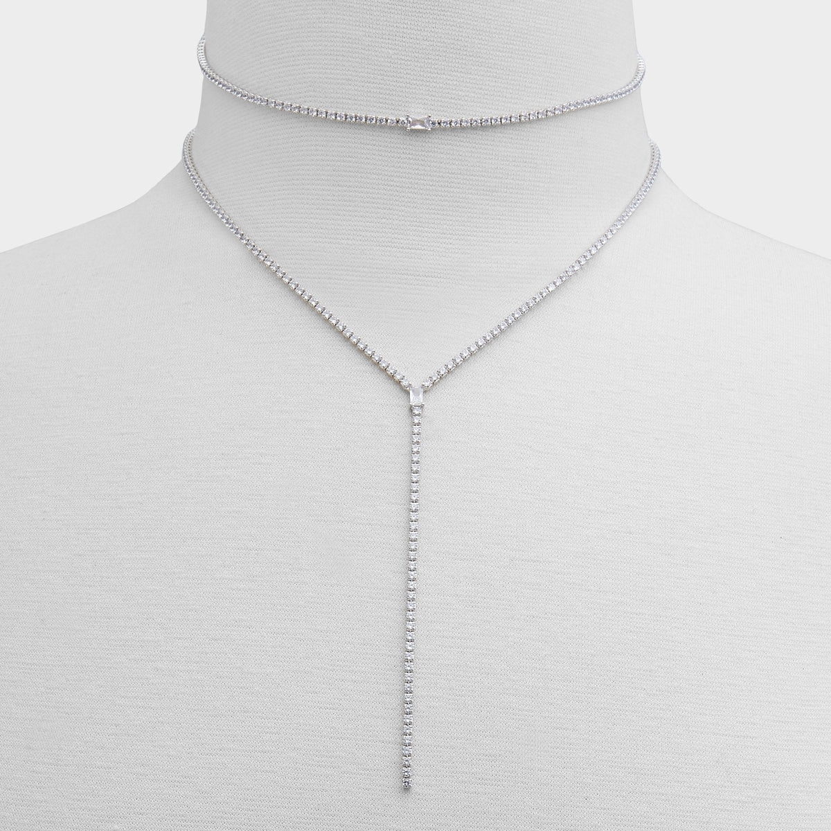 Alata Silver/Clear Multi Women's Cubic Zirconia - Necklace | Aldo Recommended