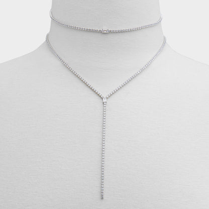 Alata Silver/Clear Multi Women's Cubic Zirconia - Necklace | Aldo Recommended