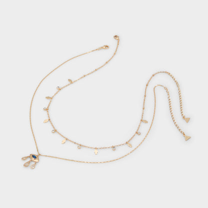 Protrectra in Light Blue - Layered necklace | Aldo Premium