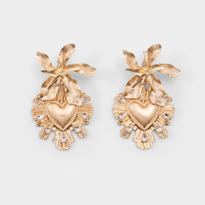 Scarllett in Gold Clear Multi - Chandelier earrings | Aldo Recommended