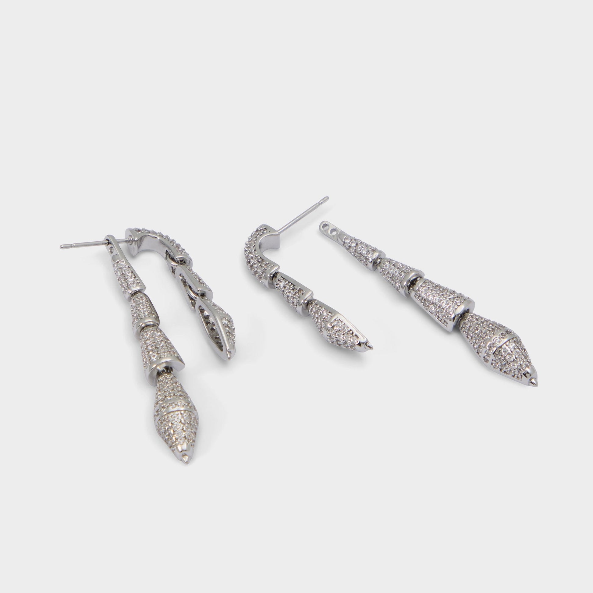 Serrpente in Silver Clear Multi - Statement earrings | Aldo Featured