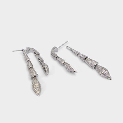 Serrpente in Silver Clear Multi - Statement earrings | Aldo Featured