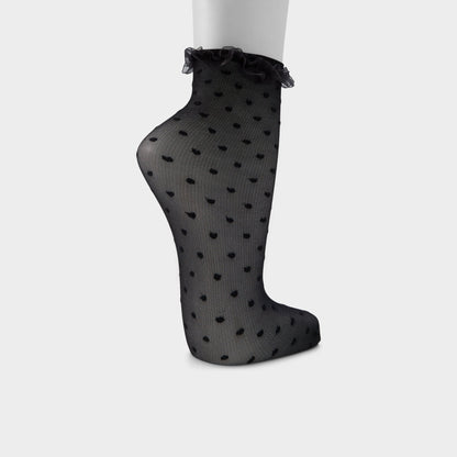 Polkafrill in Black White - Socks | Aldo Trending