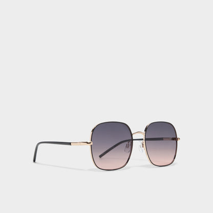 Elbamadar Black/Gold Multi Women's Square - Square sunglasses | Aldo Essential