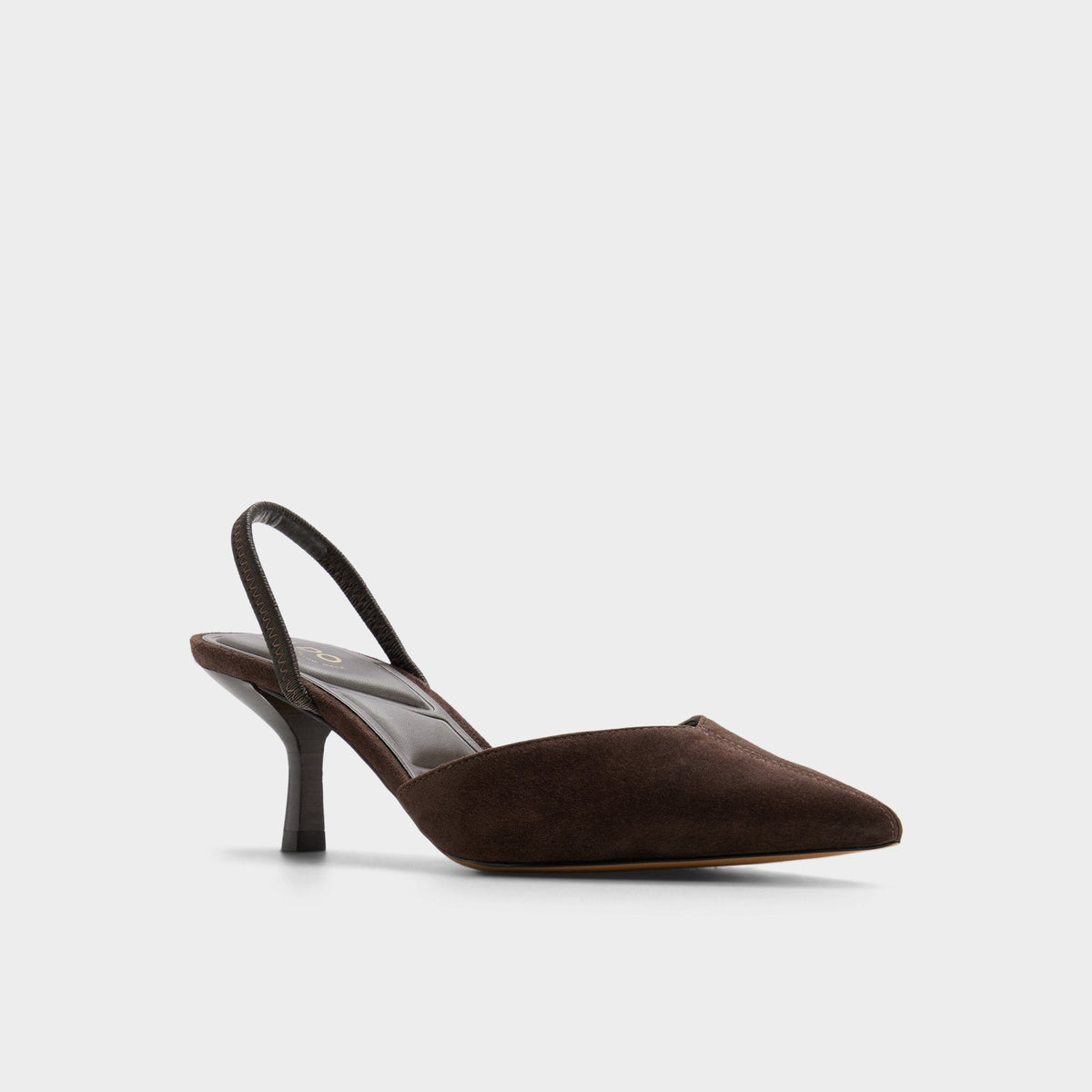 Re in Olivia Dark Brown - Sling back high heel, Stiletto heel | Aldo Exclusive