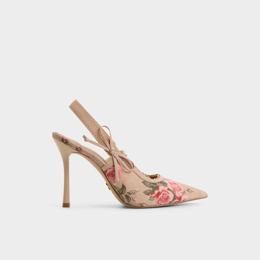 Hennie in Beige Combo 14190601 - Sling back high heel, Stiletto heel | Aldo Premium