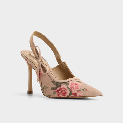 Hennie in Beige Combo 14190601 - Sling back high heel, Stiletto heel | Aldo Premium