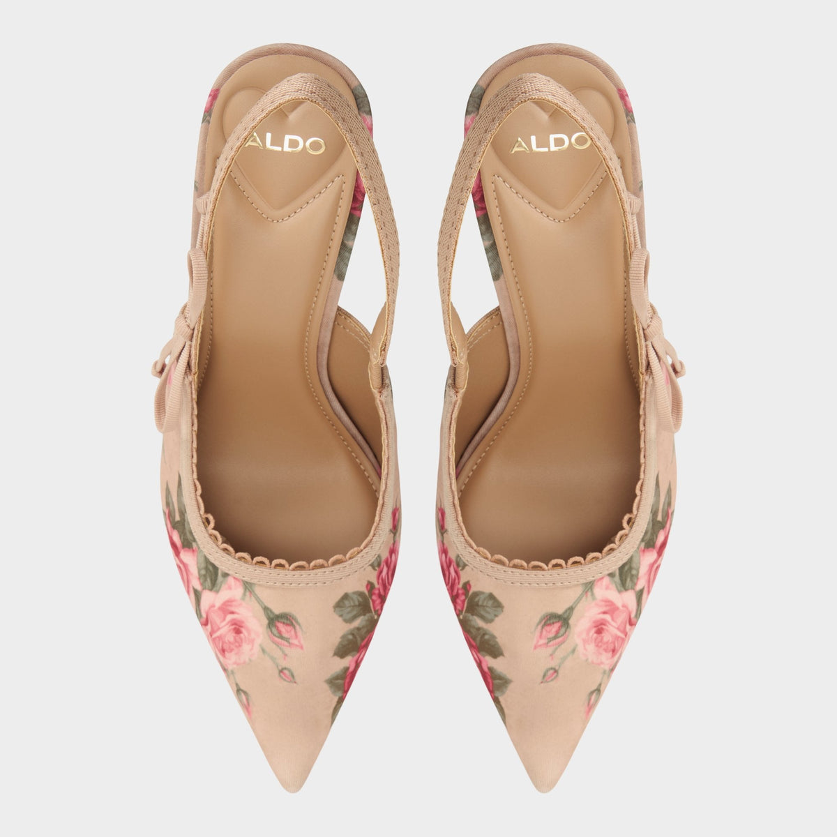 Hennie in Beige Combo 14190601 - Sling back high heel, Stiletto heel | Aldo Premium