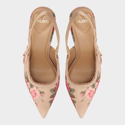 Hennie in Beige Combo 14190601 - Sling back high heel, Stiletto heel | Aldo Premium