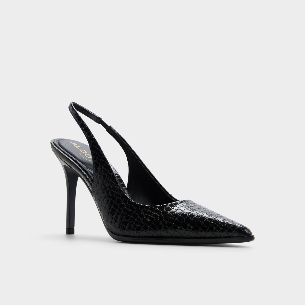Re in Samantha Other Black - Sling back high heel, Stiletto heel | Aldo New