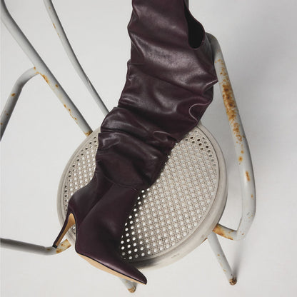 Holiis in Bordo - Knee-high boot, Stiletto heel | Aldo Exclusive