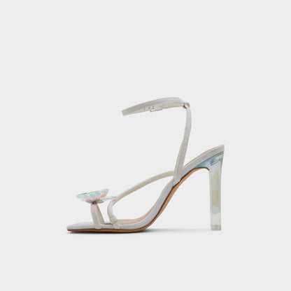 Pepela in White - Strappy heeled sandal, Block heel | Aldo Trending