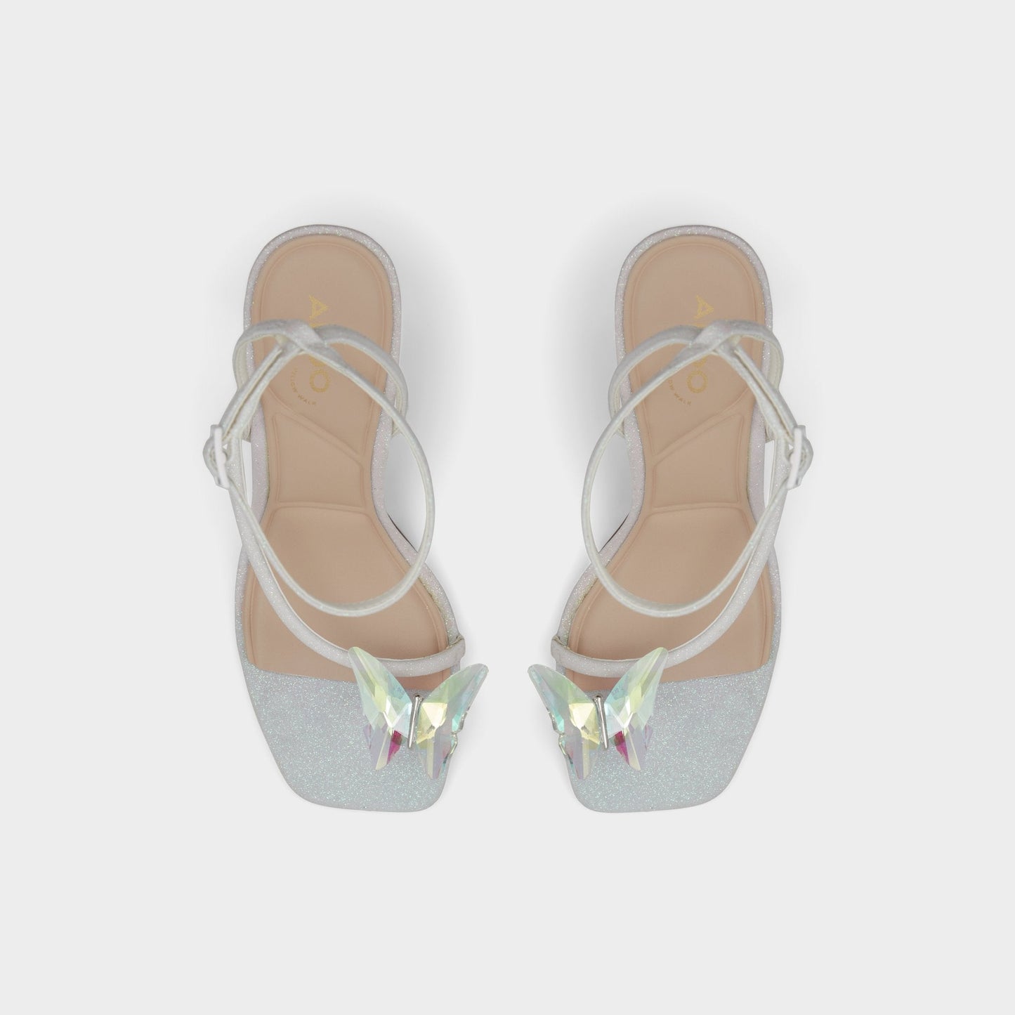 Pepela in White - Strappy heeled sandal, Block heel | Aldo Trending