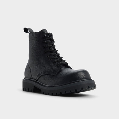 Doublezero in Other Black - Combat boot, Lug sole | Aldo Trending