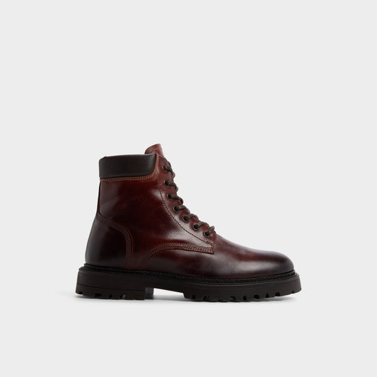 Draco in Medium Brown - Combat boot, Lug sole | Aldo Exclusive