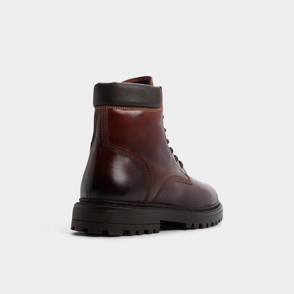 Draco in Medium Brown - Combat boot, Lug sole | Aldo Exclusive
