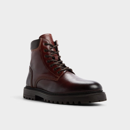 Draco in Medium Brown - Combat boot, Lug sole | Aldo Exclusive