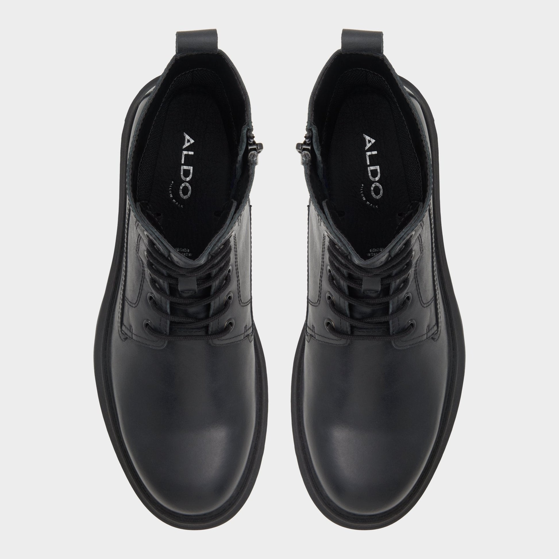 Reish Black Men's Lace-up boots - Lace-up boot, Lug sole | Aldo Best Seller