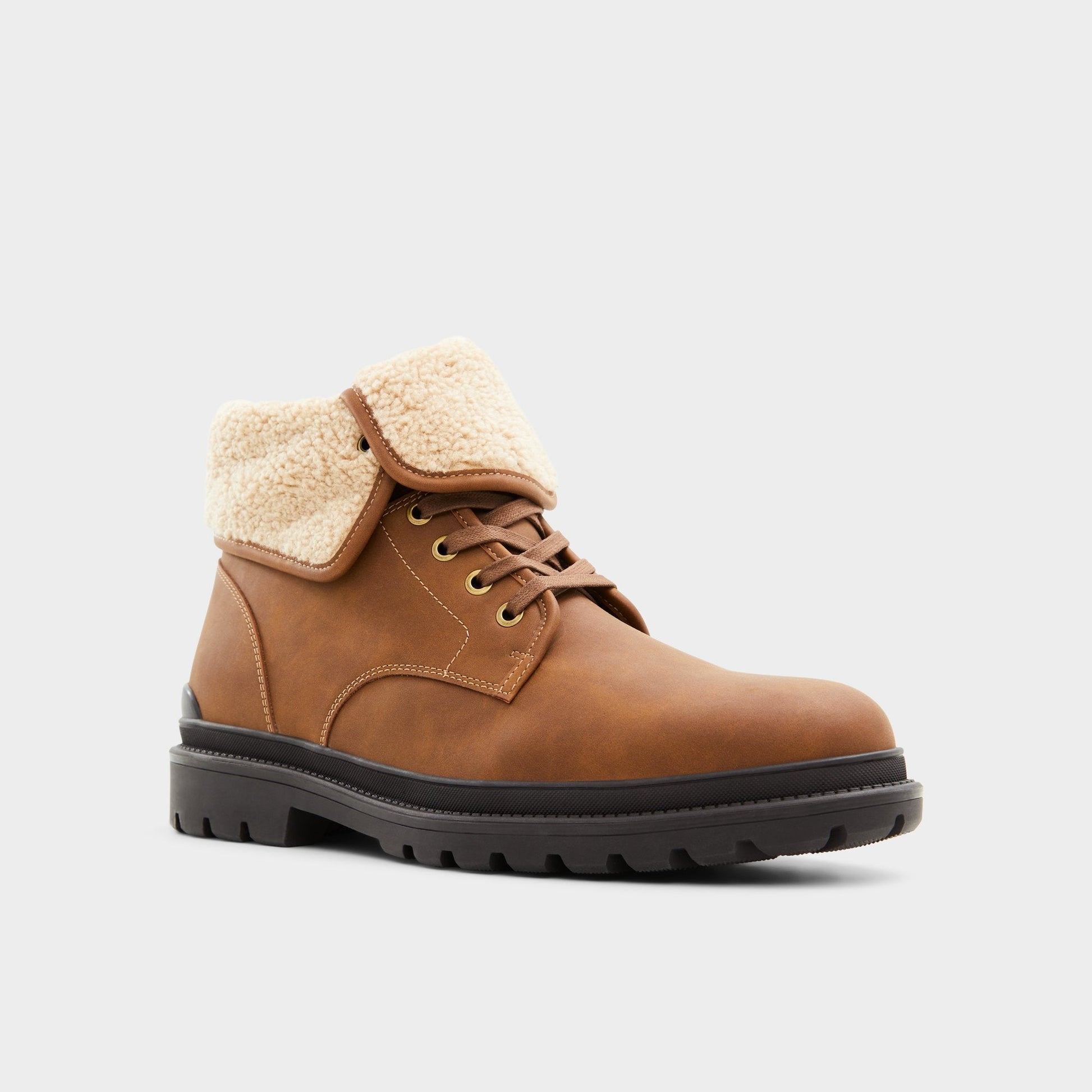 Preliand Medium Brown Men's Lace-up boots - Lace-up boot | Aldo Essential