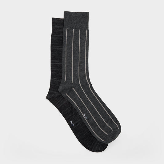 Nightstripe in Dark Grey - Crew socks | Aldo Recommended