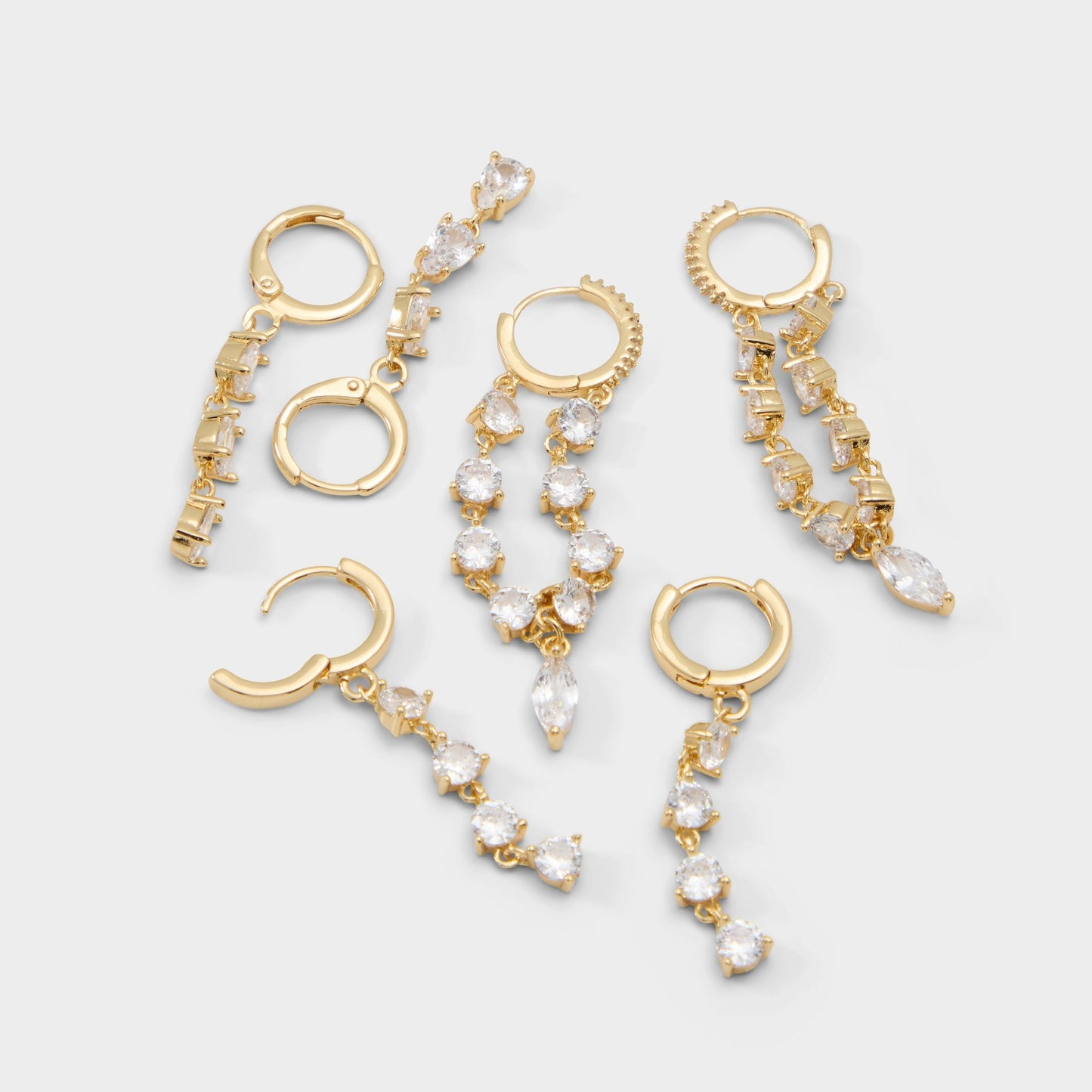 Colettee in Gold Clear Multi - Earring set | Aldo Exclusive