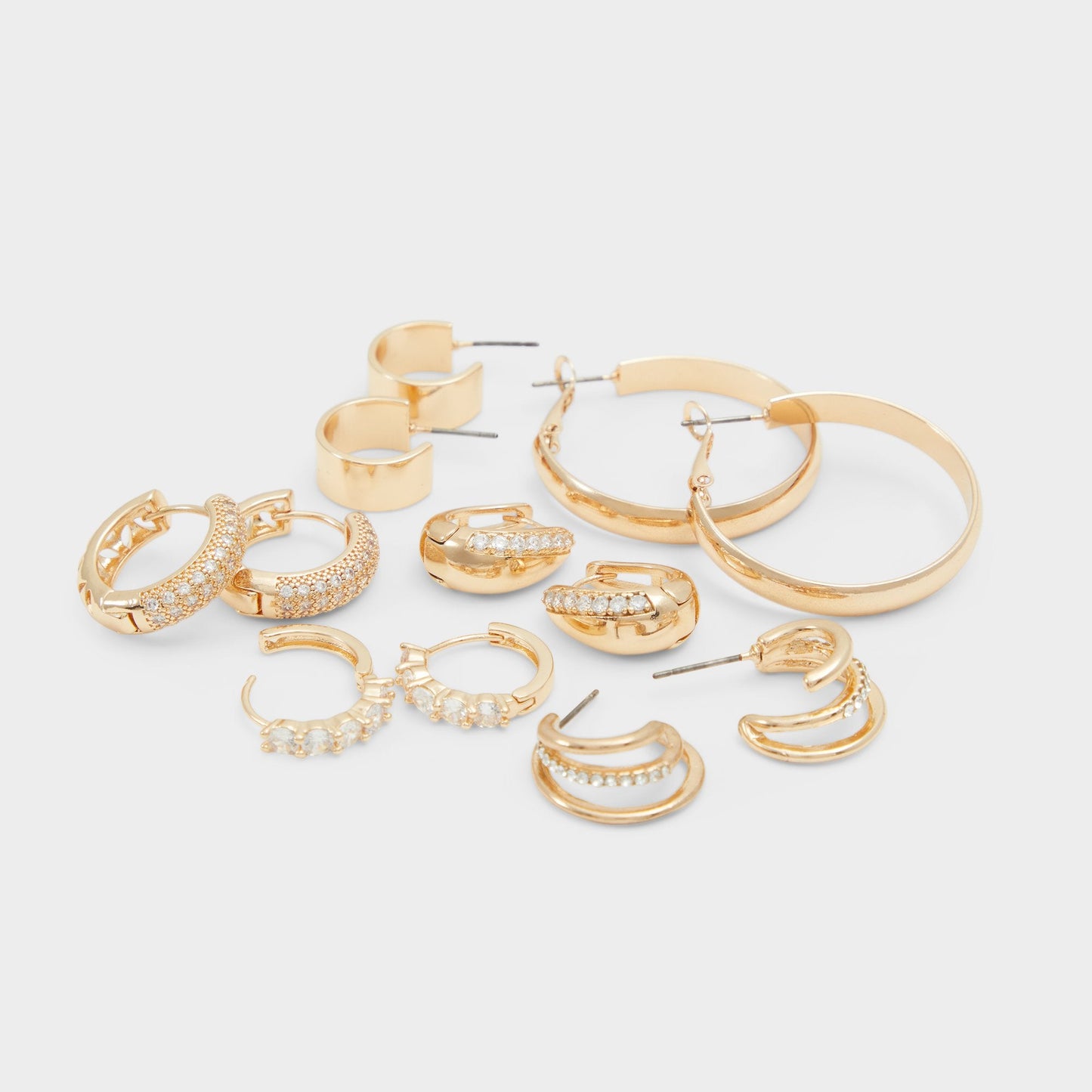 Talalagyn Gold/Clear Multi Women's Earrings - Hoop earrings | Aldo Signature