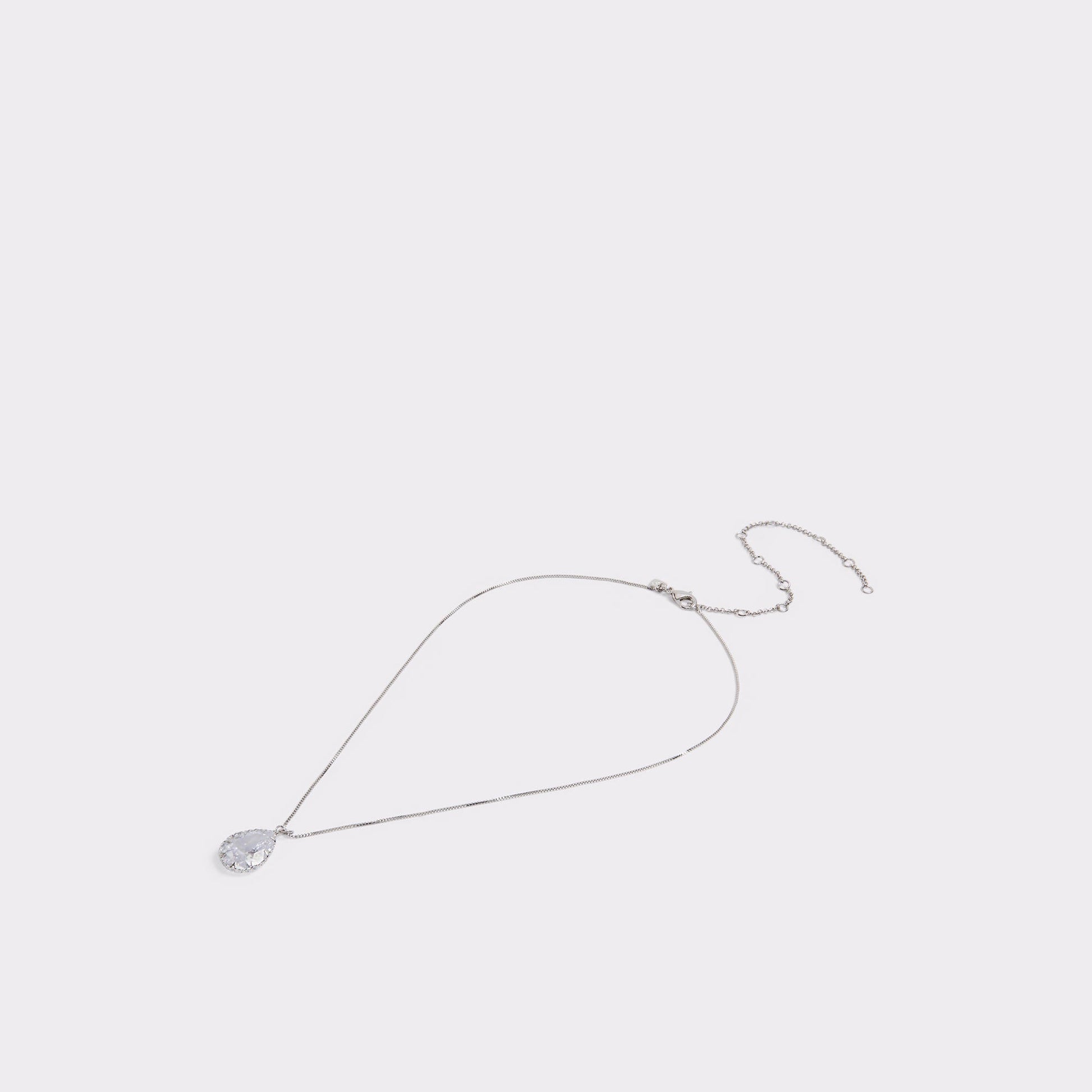 Beauceron Silver/Clear Multi Women's Necklaces - Teardrop necklace | Aldo Best Seller
