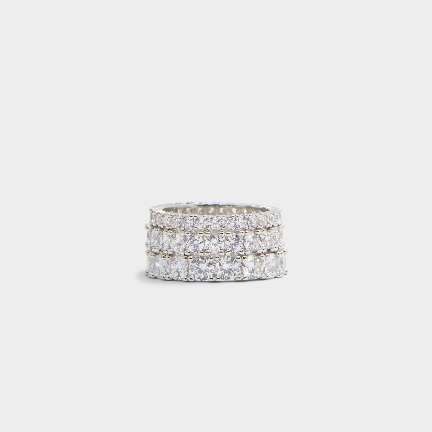 Uniawen Silver/Clear Multi Women's Rings - Stackable rings | Aldo Classic