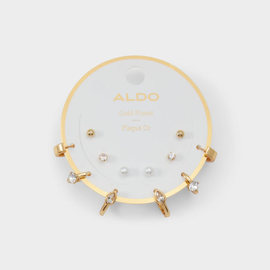 Faramanna Gold/Clear Multi Women's Cubic Zirconia - Earrings | Aldo New
