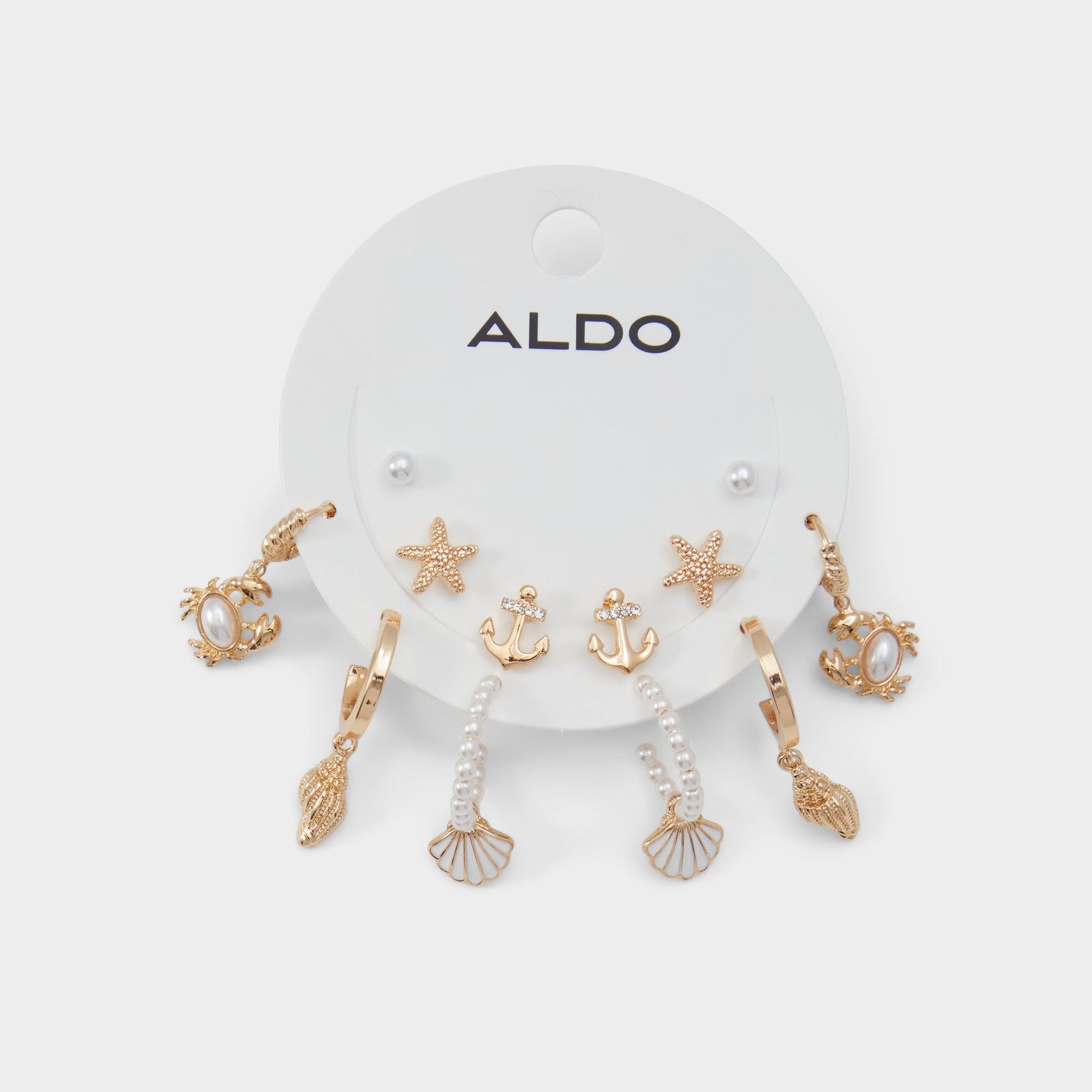 Myanchor Gold/Clear Multi Women's Earrings - Earrings | Aldo Essential
