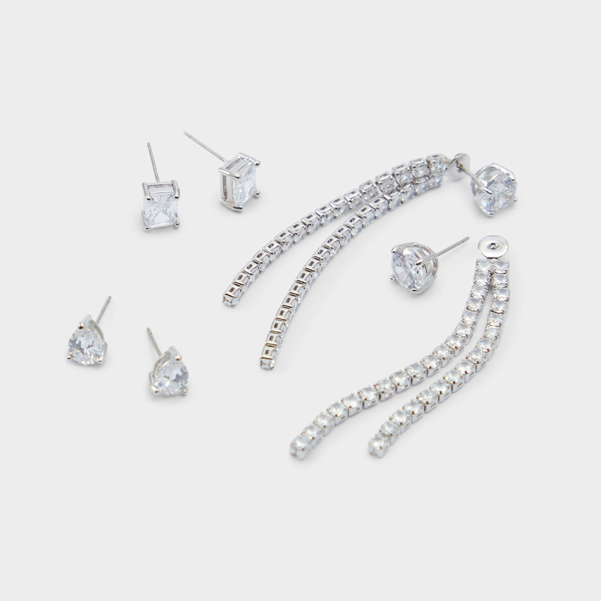 Javenalia Silver/Clear Multi Women's Earrings - Earrings | Aldo Trending
