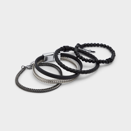 Danniell Black/Silver Multi Men's Jewelry - Bracelet | Aldo Signature
