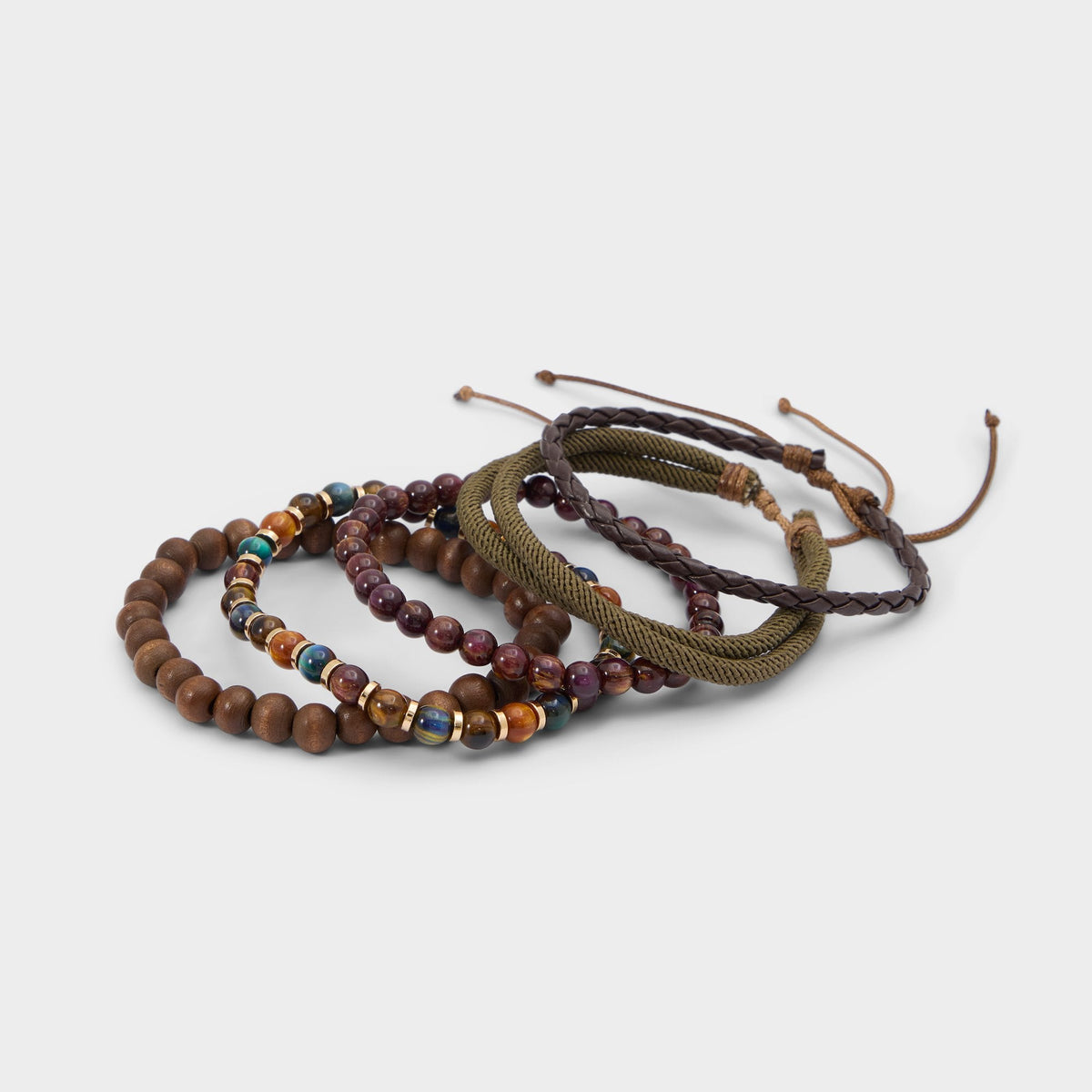 Loggann in Dark Brown - Bracelet set | Aldo Recommended